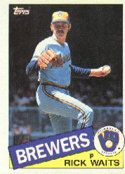 1985 Topps Baseball Cards      059      Rick Waits